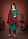 Tunic House Meraki Fancy Ethnic Wear Silk Ready Made Salwar Suit Collection